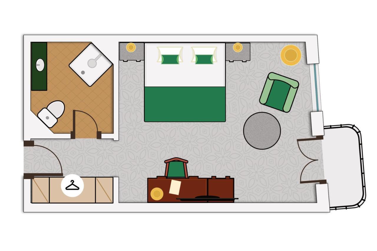 Habitación Doble Deluxe con entrada al centro de bienestar